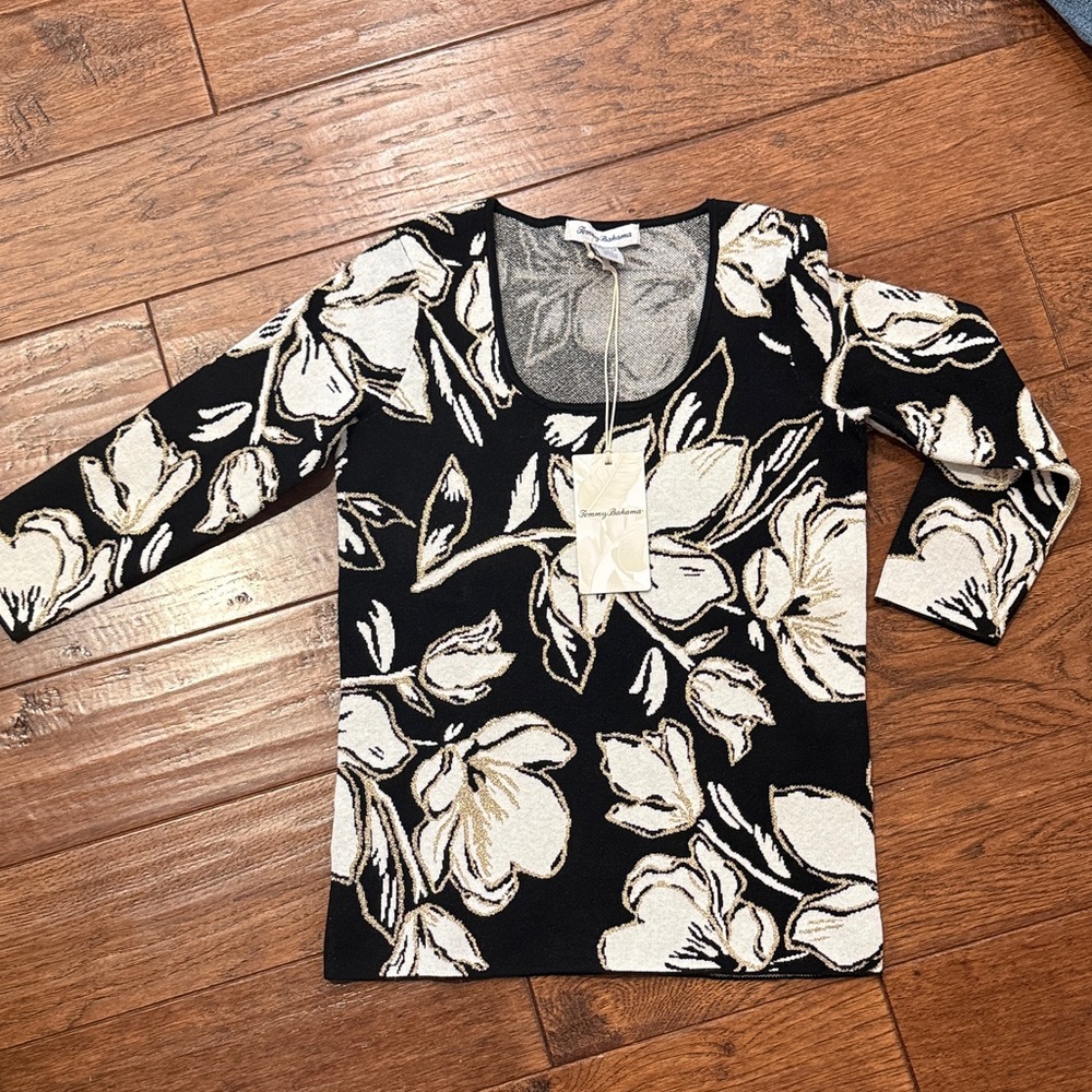 Tommy Bahama Noche Mar Jacquard Sweater XXS